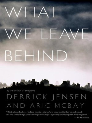cover image of What We Leave Behind